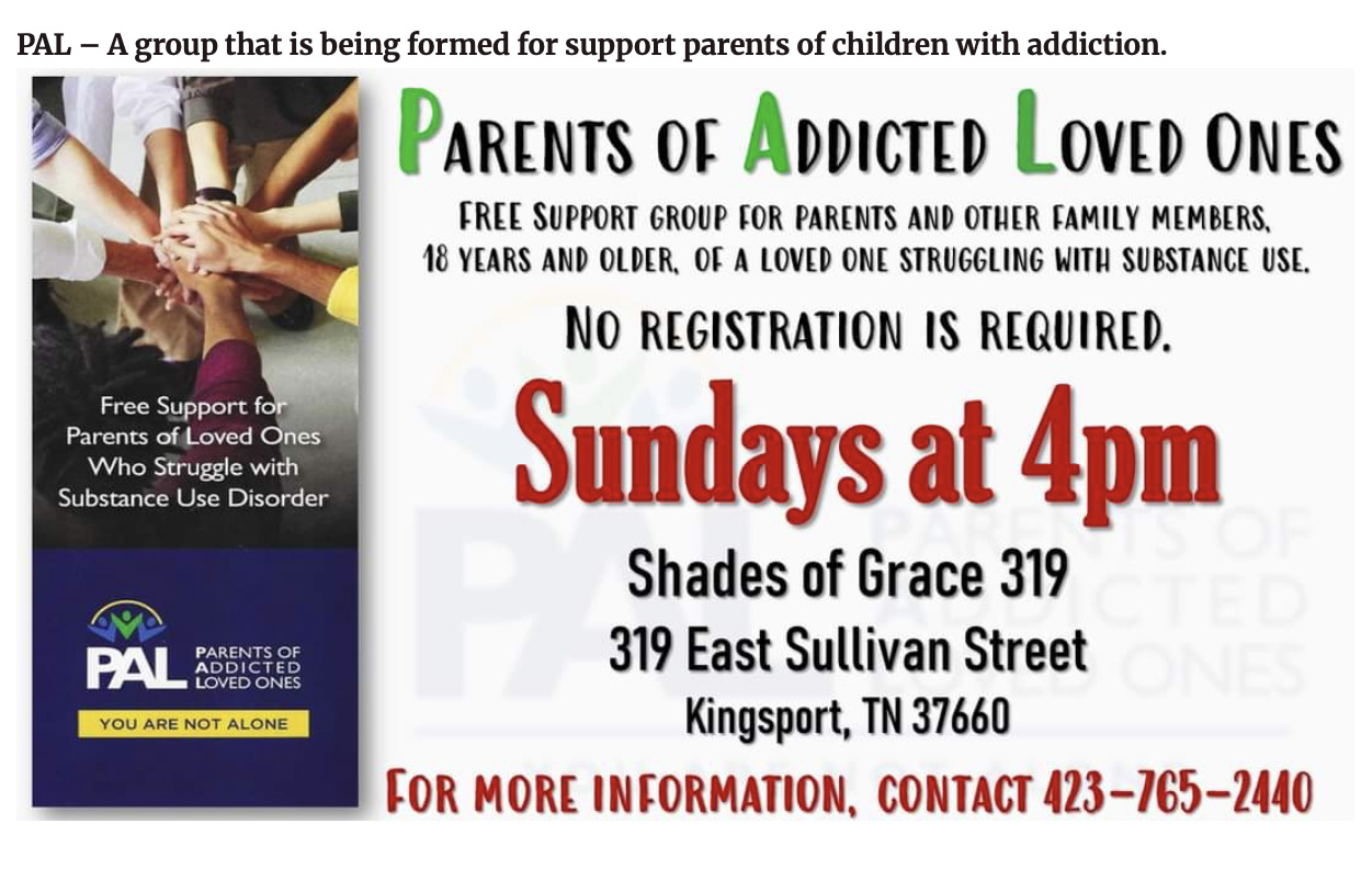 PAL - PARENTS OF ADDICTED CHILDREN