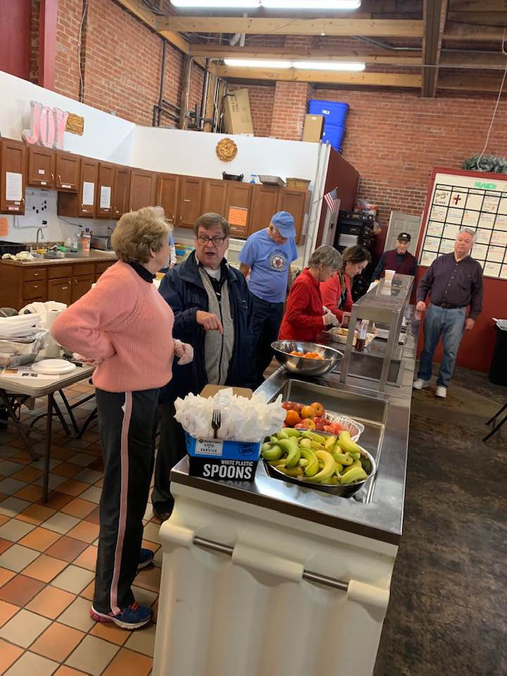 Serving Breakfast to Shades of Grace 