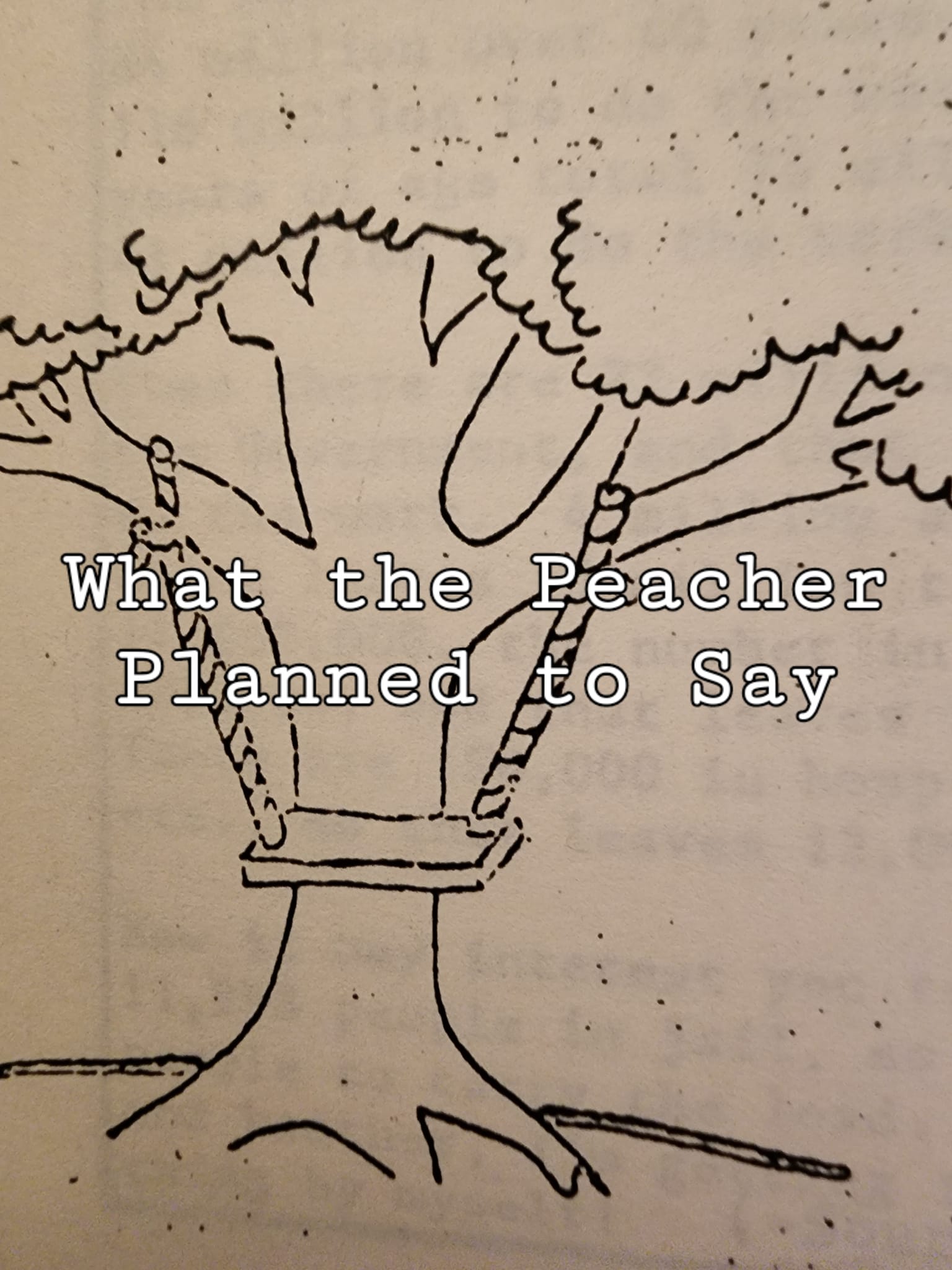 What the Preacher Planned to Say