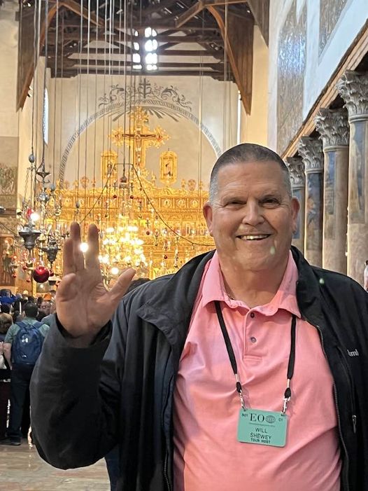 Will at Church of the Nativity in Bethlehem