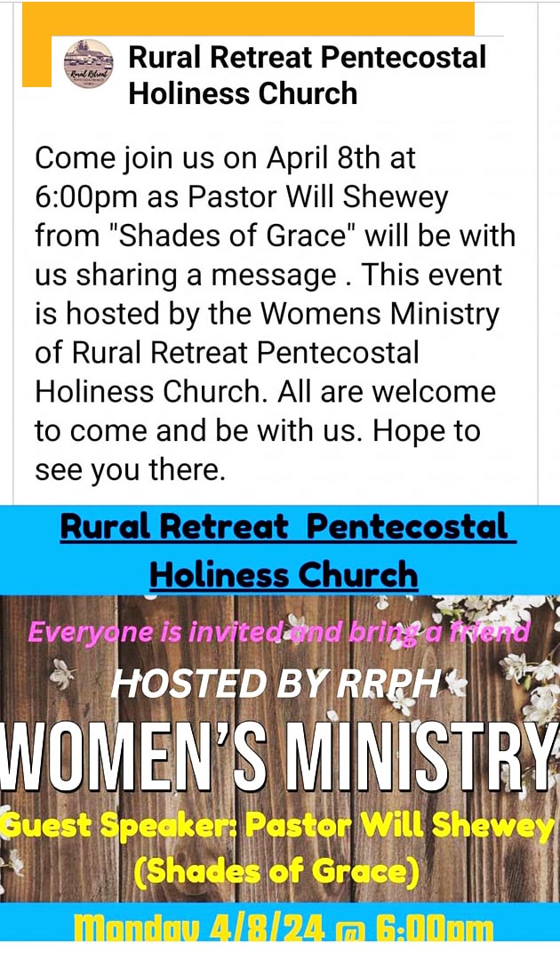 Will Shewey Speaks at Rural Retreat