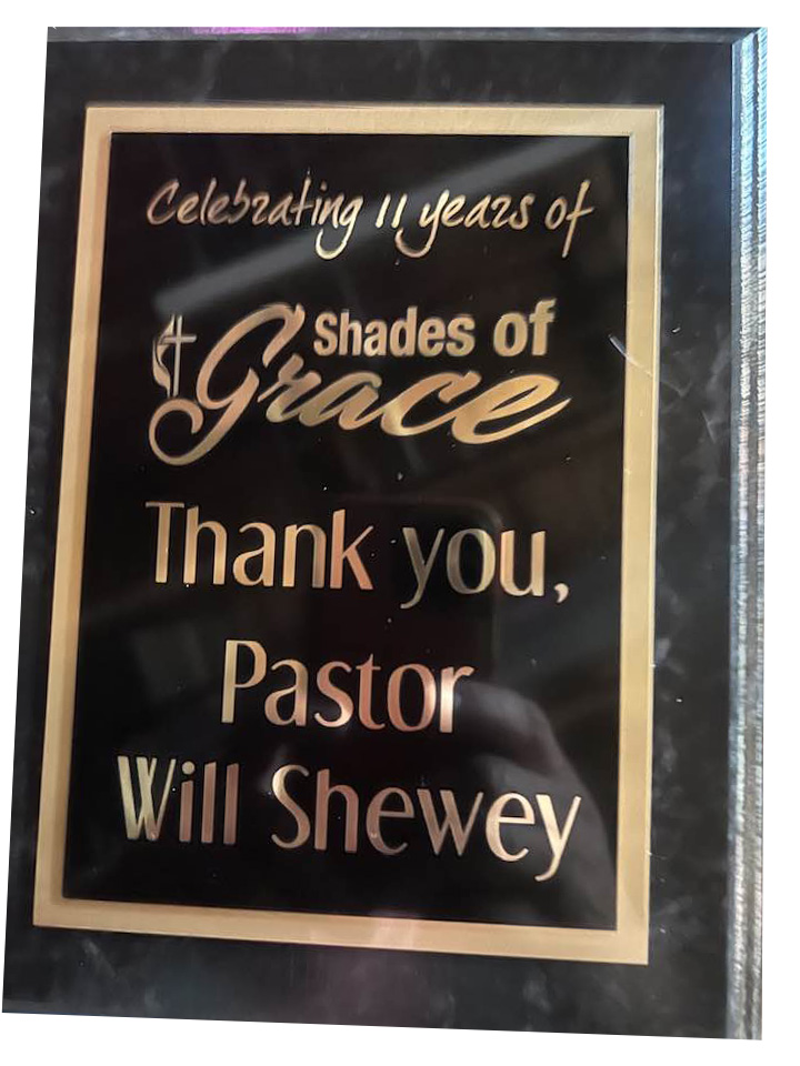 11th Anniversary Congratulations Award to Will Shewey